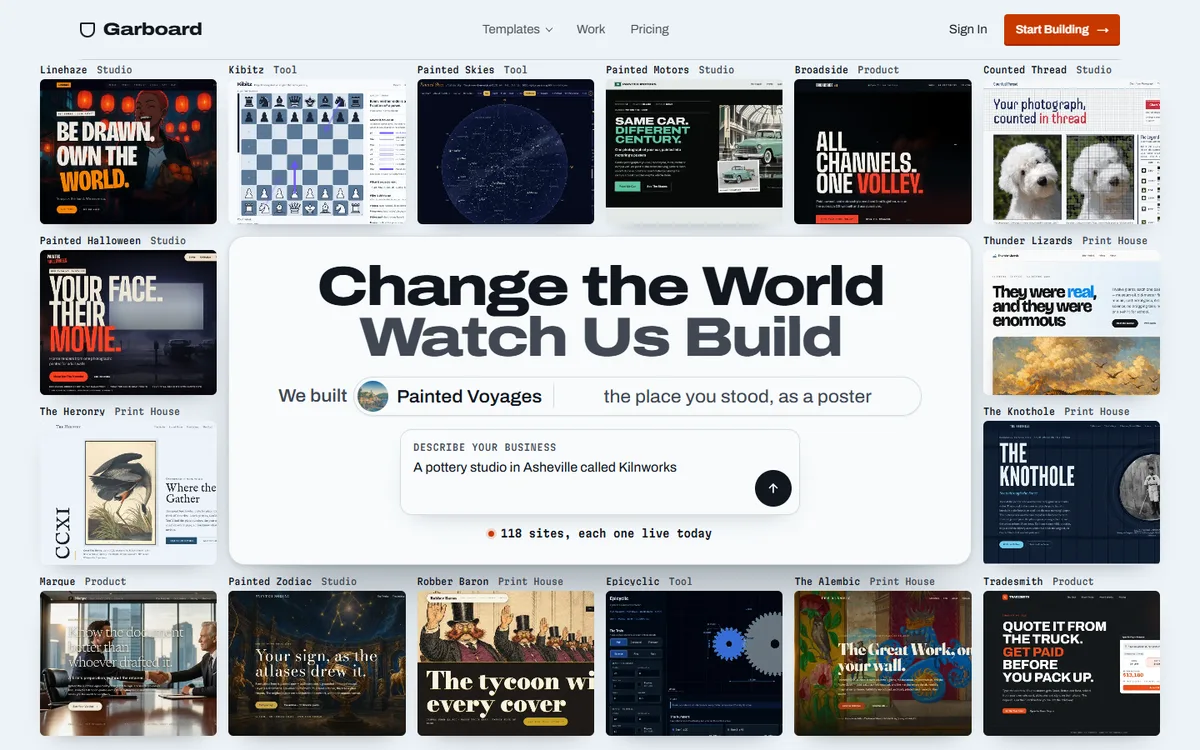 Garboard, home page