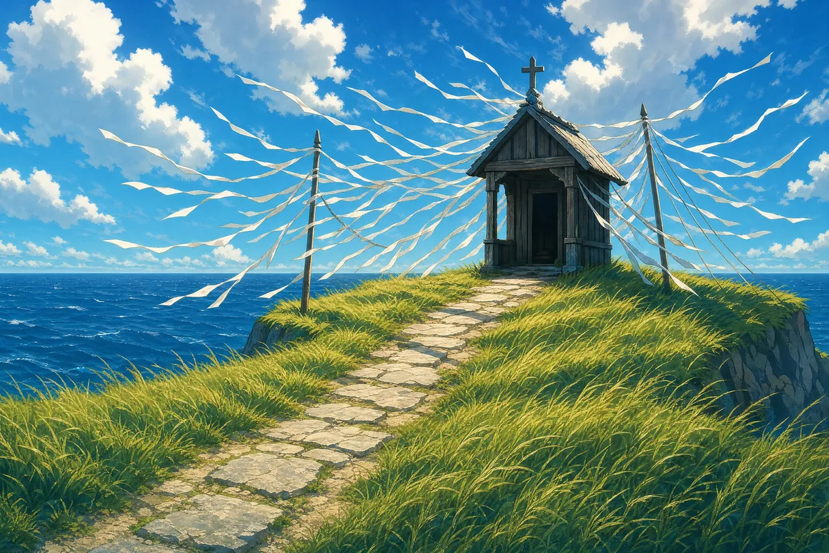 The wind shrine, made by Linehaze