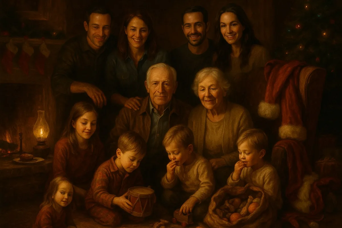 Christmas by candlelight, made by Painted Holidays