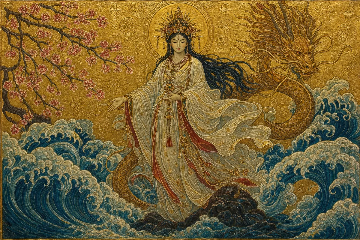 Goddess of the waves, made by Painted Myths