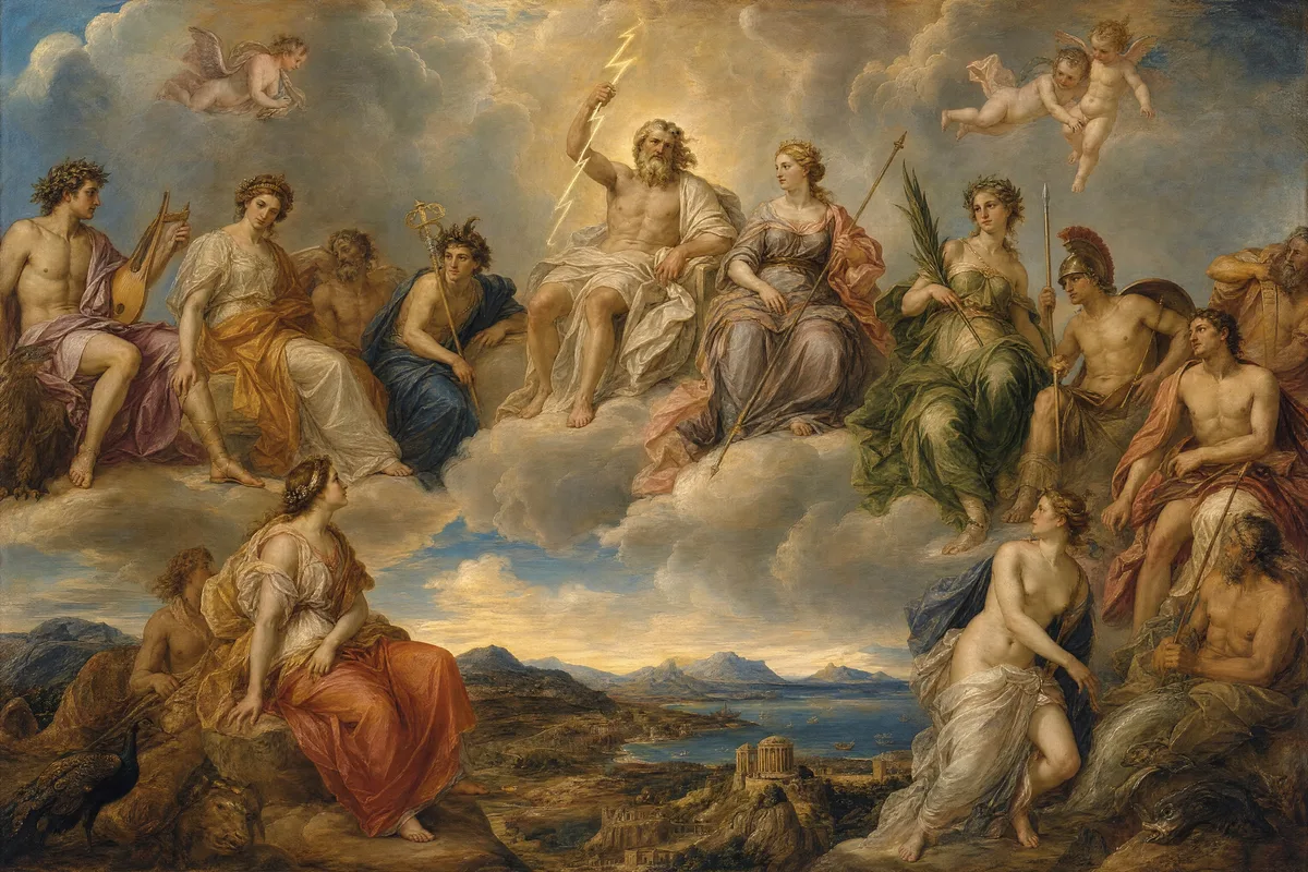 Feast on Olympus, made by Painted Myths